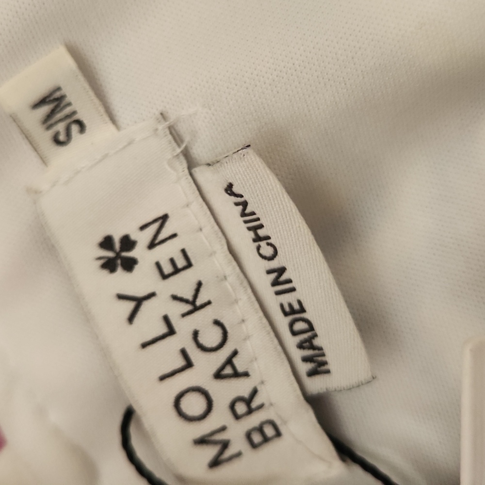 Molly Bracken Woven Embroidered Cropped Top - Picture 9 of 11
